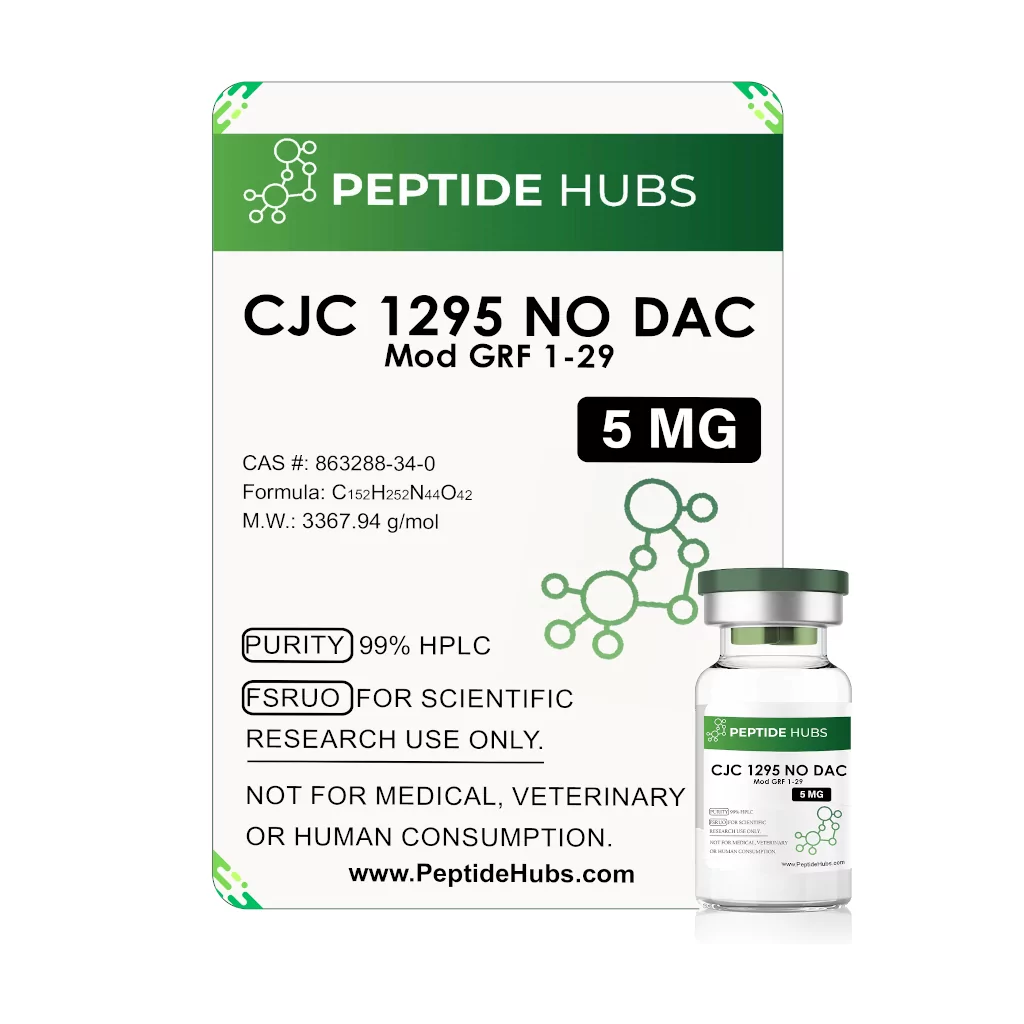 CJC-1295 No DAC 5 mg by Peptide Hubs