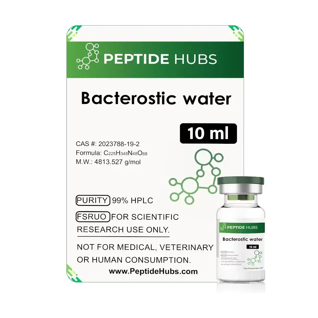 Bacteriostatic Water by Peptide Hubs Bacteriostatic Water by Peptide Hubs