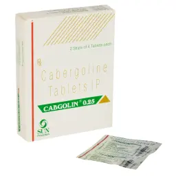 Cabgolin 0.25 by Sun Pharma, India