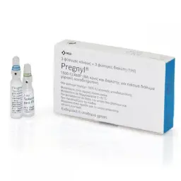Pregnyl 1500 IU by Organon Ilaclari, Turkey