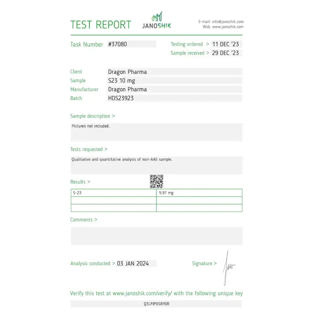 S 23 10 mg by Dragon Pharma, Europe S 23 10 mg by Dragon Pharma, Europe