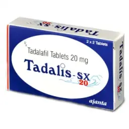 Tadalis-SX 20 by Ajanta Pharma, India