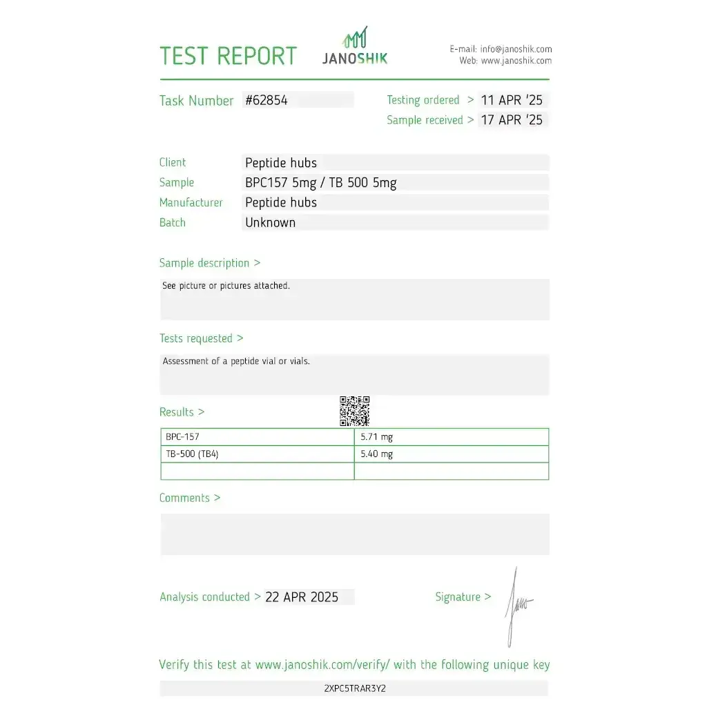 TB 500/BPC 157 10 mg by Peptide Hubs TB 500/BPC 157 10 mg by Peptide Hubs