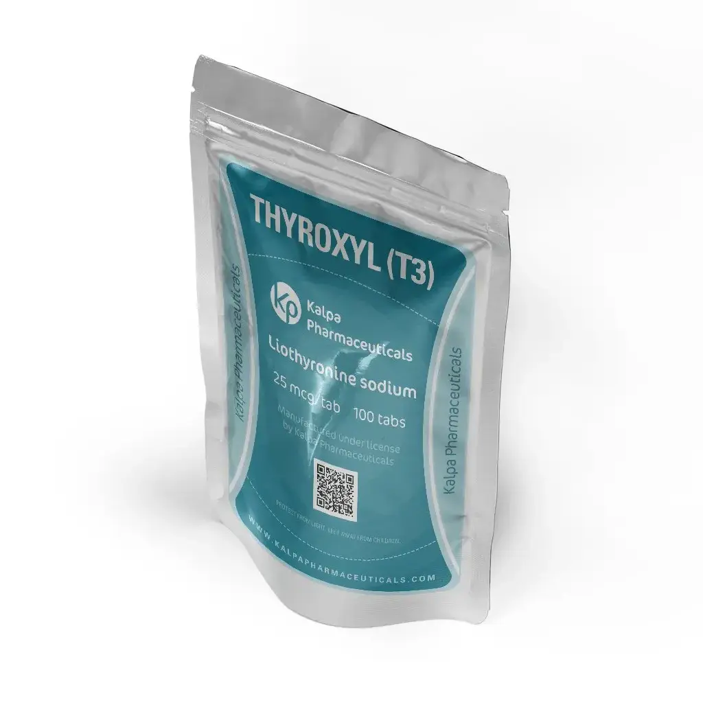 Thyroxyl (T3) 25 mcg by Kalpa Pharmaceuticals LTD, India Thyroxyl (T3) 25 mcg by Kalpa Pharmaceuticals LTD, India