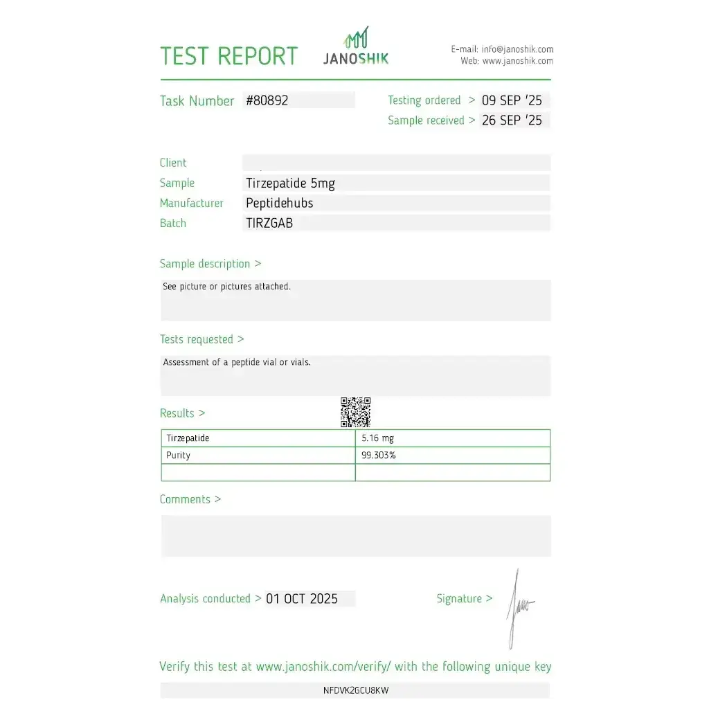 Tirzep 5 mg by Peptide Hubs Tirzep 5 mg by Peptide Hubs