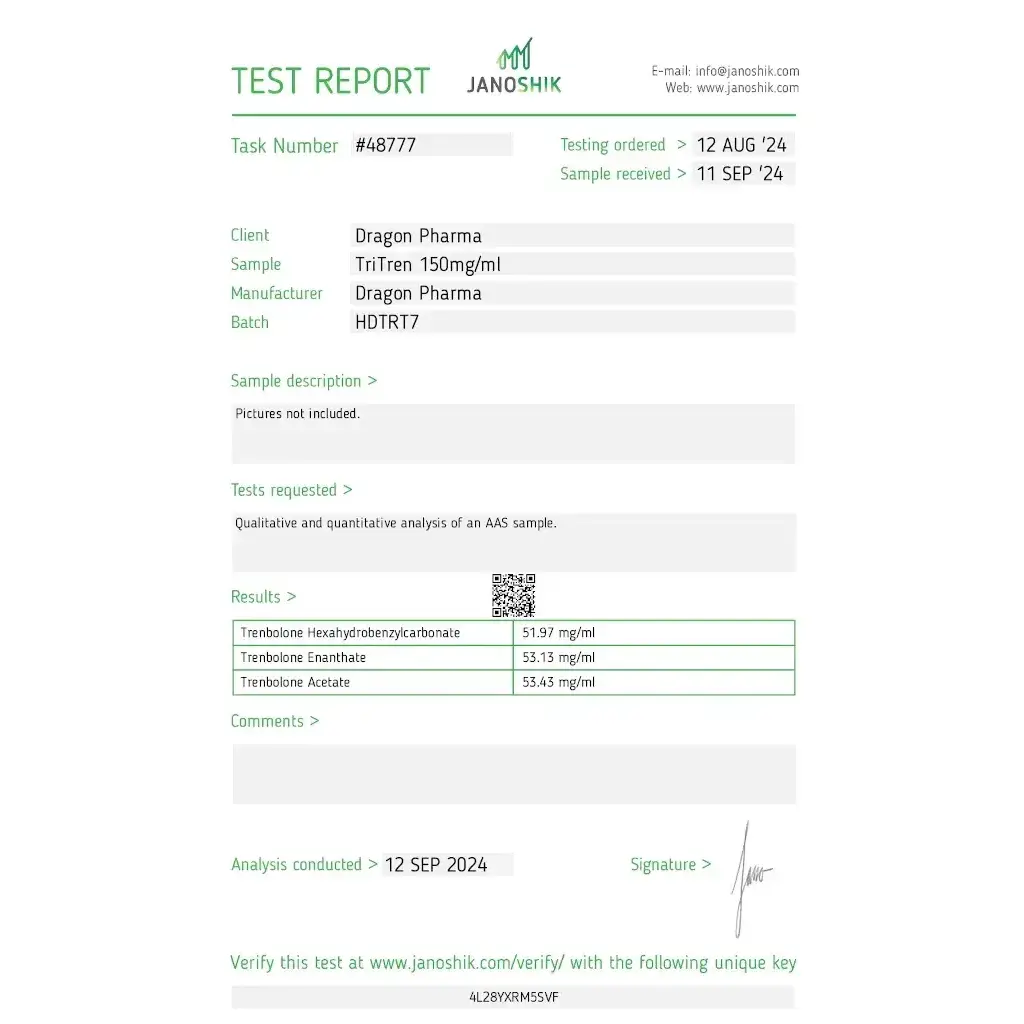 Tri-Tren 150 mg by Dragon Pharma, Europe Tri-Tren 150 mg by Dragon Pharma, Europe