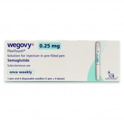 Wegovy 0.25 mg by Novo Nordisk