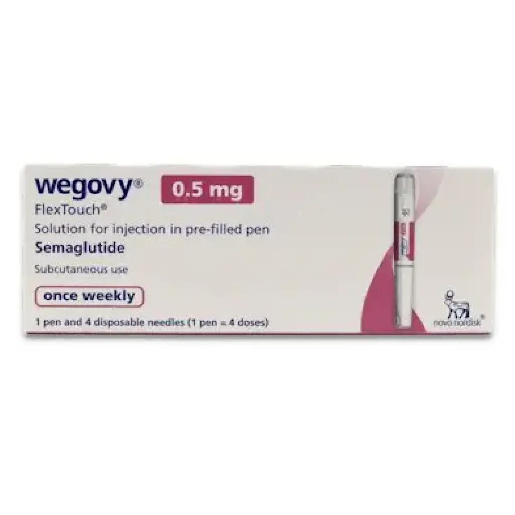 Wegovy 0.5 mg by Novo Nordisk Wegovy 0.5 mg by Novo Nordisk