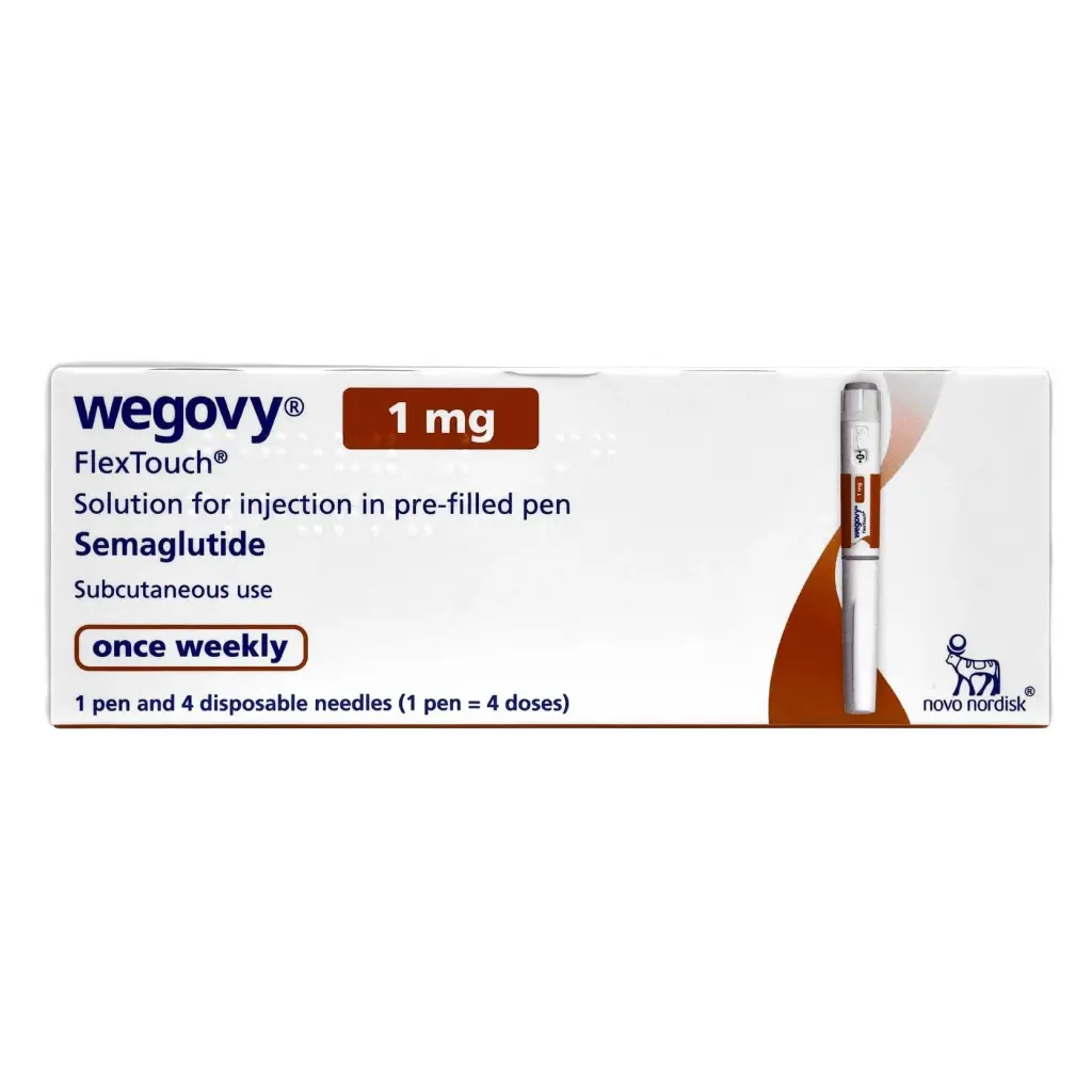 Wegovy 1 mg by Novo Nordisk Wegovy 1 mg by Novo Nordisk
